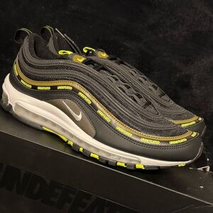 Nike Air Max 97 Undefeated Black and Volt Green